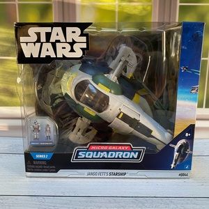 Star Wars Micro Galaxy Squadron Jango Fetts Starship 0044 Series 2 | Disney